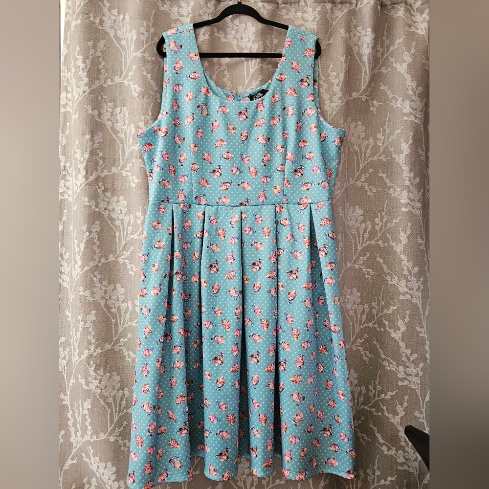 Dolly & Dotty Polka Dot Ice Cream Dress UK22/US18